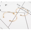 B-0888 Trendy Lady Gold Metal Knot Arrow Round Shape Open Cuff Bangles Bracelet For Women