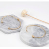 B-0888 Trendy Lady Gold Metal Knot Arrow Round Shape Open Cuff Bangles Bracelet For Women