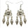 E-4598 2 Styles Fashion Silver Plated Alloy Follower Personality irregular Shape Earrings Jewelry