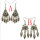 E-4598 2 Styles Fashion Silver Plated Alloy Follower Personality irregular Shape Earrings Jewelry