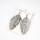 E-4593 Fashion Creative Metal Leaf Stud Earrings