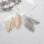 E-4593 Fashion Creative Metal Leaf Stud Earrings