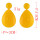 E-4601 * 2 Colors Trendy Unique Water Drop Shape Cullet Lines Acrylic Women Earrings