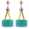 E-4607 Trendy Bohemian Style Resin Drop  Earrings For Women Design Jewelry
