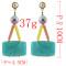 E-4607 Trendy Bohemian Style Resin Drop  Earrings For Women Design Jewelry