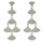 E-4606 2 Colors New Fashion Silver Gold Metal Shell Shape Drop Dangle Earrings Women Fashion Jewelry