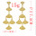 E-4606 2 Colors New Fashion Silver Gold Metal Shell Shape Drop Dangle Earrings Women Fashion Jewelry