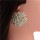 E-4611 Trendy Design Small Pearl Flower Type Elegant Women Ear Studs