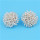 E-4611 Trendy Design Small Pearl Flower Type Elegant Women Ear Studs