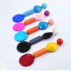 E-4615 6 Colors Ladies Stone Acrylic Colorful Statement Earrings for Women Wedding Party Jewelry