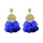 E-4619 5 Colors Trendy Bohemian Alloy Sequins Drop Dangle Earrings Party Jewelry