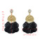 E-4619 5 Colors Trendy Bohemian Alloy Sequins Drop Dangle Earrings Party Jewelry