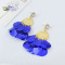 E-4619 5 Colors Trendy Bohemian Alloy Sequins Drop Dangle Earrings Party Jewelry