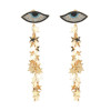 E-4623 New Fashion Fringe Tassel Crystal Long Drop Statement Earrings for Women Wedding Party Jewelry