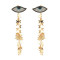 E-4623 New Fashion Fringe Tassel Crystal Long Drop Statement Earrings for Women Wedding Party Jewelry