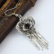 E-4621 New Fashion Silver Plated Alloy  Flower Shape Tassel Earrings For Women Jewelry