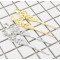 E-4629 Fashion Silver Gold Metal Geometric Shape Long Drop Earrings for Women Wedding Party Jewelry