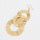 E-4543 Fashion Personality Night Club Long Gold Geometric Circle Drop Earrings Stud Earring for Women