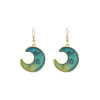 E-4636 New Fashion Gold Plated Alloy Moon Star Starry Sky Earrings For Women Jewelry