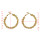E-4632 Fashion Unique Hoop Earrings Circle Earring  OL Style Wedding Party Accessory