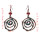 E-4631 Fashion Gold Plated Alloy Circle Personality irregular Shape Earrings Jewelry