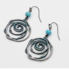 E-4631 Fashion Gold Plated Alloy Circle Personality irregular Shape Earrings Jewelry