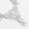 N-7048 Elegant 3A Zircon Bride Weeding Party Necklace Earring Jewelry Set
