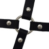 N-7053 Sexy Women Black Leather Bondage Straps Bra Body Harness Belt Body Jewelry