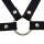 N-7055 Fashion Women PU Black Brown Leather Bondage Straps Bra Sexy Body Harness Belt Body Jewelry