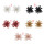 E-4634 Fashion Black Artificial Crystal Beaded Stud Earrings