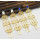 E-4637 Fashion Gold Alloy Blue Clear Rhinestone Long Drop Earrings for Women Bohemian Wedding Party Jewelry