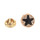 P-0403 3 Colors Crystal Rhinestone Star Brooches Pins for Women Dress Accessories