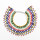 N-7061  Bohemian Resin Bead Tassels Fashion Choker Necklace Pendant