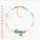 B-0893 Bohemian Fashion Anklet Acrylic beads Jewelry Making Crystal Seastar Starfish Foot Chain Anklet Bracelet Jewelry for Women Feet Accessories