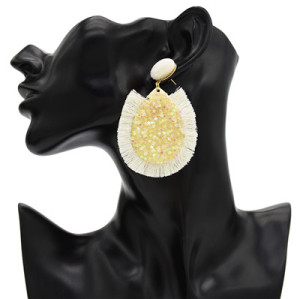 E-4663 6 Colors Trendy Women Tassel Small Stars Water Drop Earring Jewelry Design