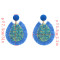 E-4663 6 Colors Trendy Women Tassel Small Stars Water Drop Earring Jewelry Design