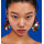 E-4667 Handmade Bohemian Sequins Drop Earrings for Women
