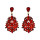 E-4674 5 Colors Water Drop Crystal Fashion Statement Ear Stud Earring
