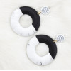E-4676 6 Colors Trendy Bohemian Round Shape Resin Earrings For Women Summer Jewelry