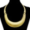 N-1829  Bohemian Vintage Gold Snake chain Moon Shaped Pendant Necklace Statement Necklaces for Women