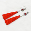 E-4693 Fashion Crystal Long Tassel Drop Earrings for Women Boho Wedding Party Jewelry
