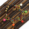 B-0897 3 Colors Bohemian Trendy Anklet Turquoise Beads Crystal Anklet Foot Chain Jewelry For Women