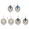 E-4687 Vintage Silver Metal Bells Statement Drop Earrings for Women Boho Wedding Party Jewelry