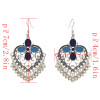 E-4687 Vintage Silver Metal Bells Statement Drop Earrings for Women Boho Wedding Party Jewelry