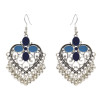 E-4687 Vintage Silver Metal Bells Statement Drop Earrings for Women Boho Wedding Party Jewelry