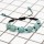 B-0896 New Bohemian Turquoise Turtle Bracelet Hand Knit Bracelet