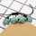 B-0896 New Bohemian Turquoise Turtle Bracelet Hand Knit Bracelet