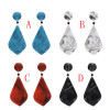 E-4691 Big Geometic Acrylic Long Drop Earrings for Women Boho Party Jewelry