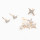 E-4683 New Fashion Gold Silver Star Fringe Drop Statement Earrings for Women Wedding Party Jewelry
