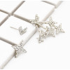 E-4683 New Fashion Gold Silver Star Fringe Drop Statement Earrings for Women Wedding Party Jewelry